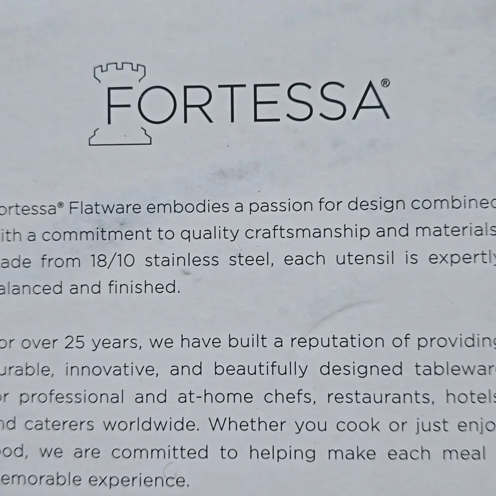 fortessa ellsie flatware